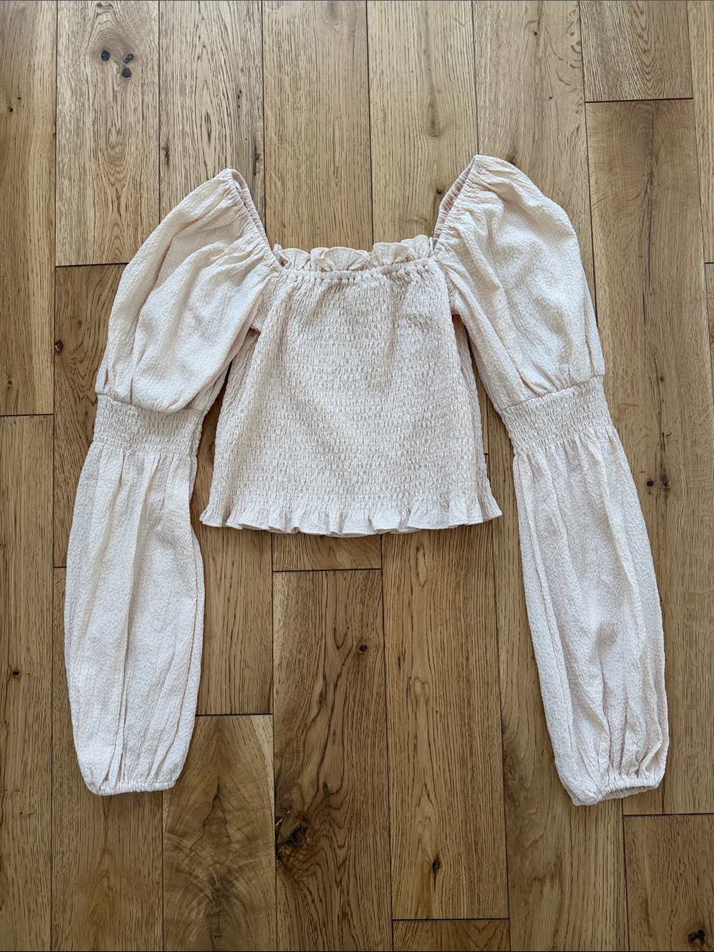 Veronica Smocked Blouse size M